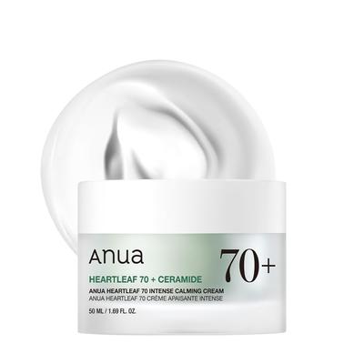 ANUA Heartleaf Calming Cream 50ml - Intense Hydration for Oily and Sensitive Skin, Korean Moisturizer, Official Product.