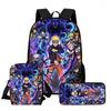 NARUTO Children School Daily Pack, 16 Inch Lightweight Animated Pupil Carrier, Dual Zip Pockets Durable For Boys Girls Age 6-10