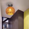 Ceiling Lamp Aluminum Shade with E27 Base Indoor Decorative Lighting for Hallway Cafe Bar Hall