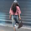 Summer New Short Five-sleeved Top for Women's Shirts