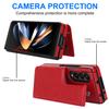 Folding Card Bag Leather Stand Case for Samsung Galaxy Z Fold 3 4 5 5G ZFold4 Business Protection ZFold5 Luxury Fashion Cover