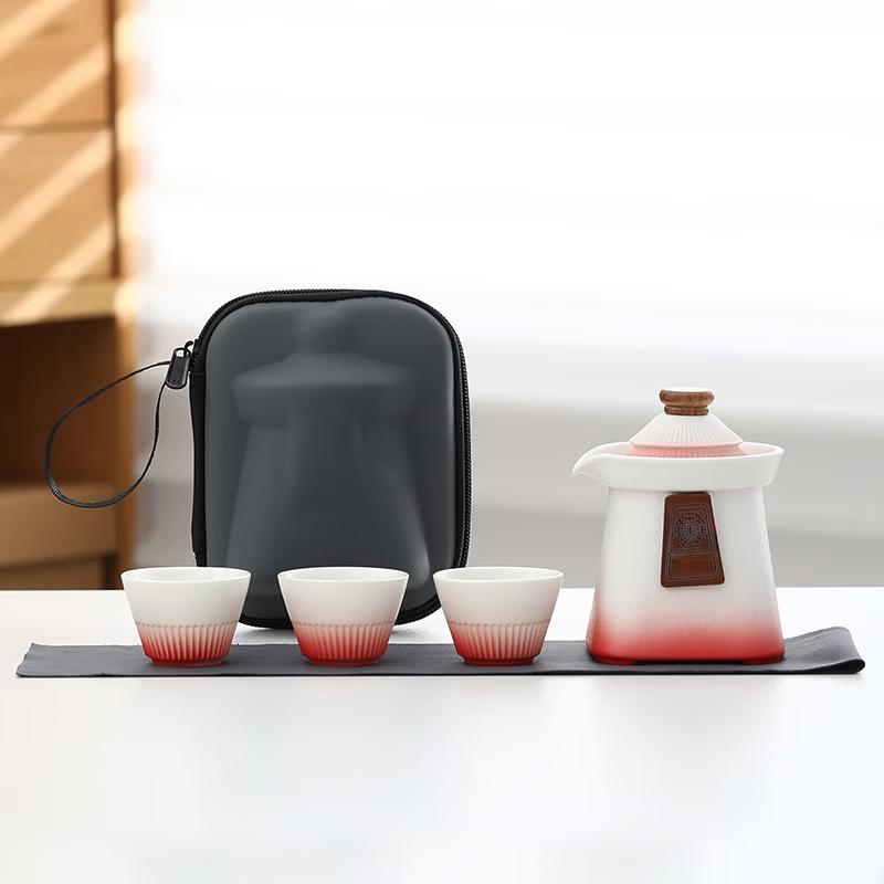 Guochao Palace Style Portable Tea Set