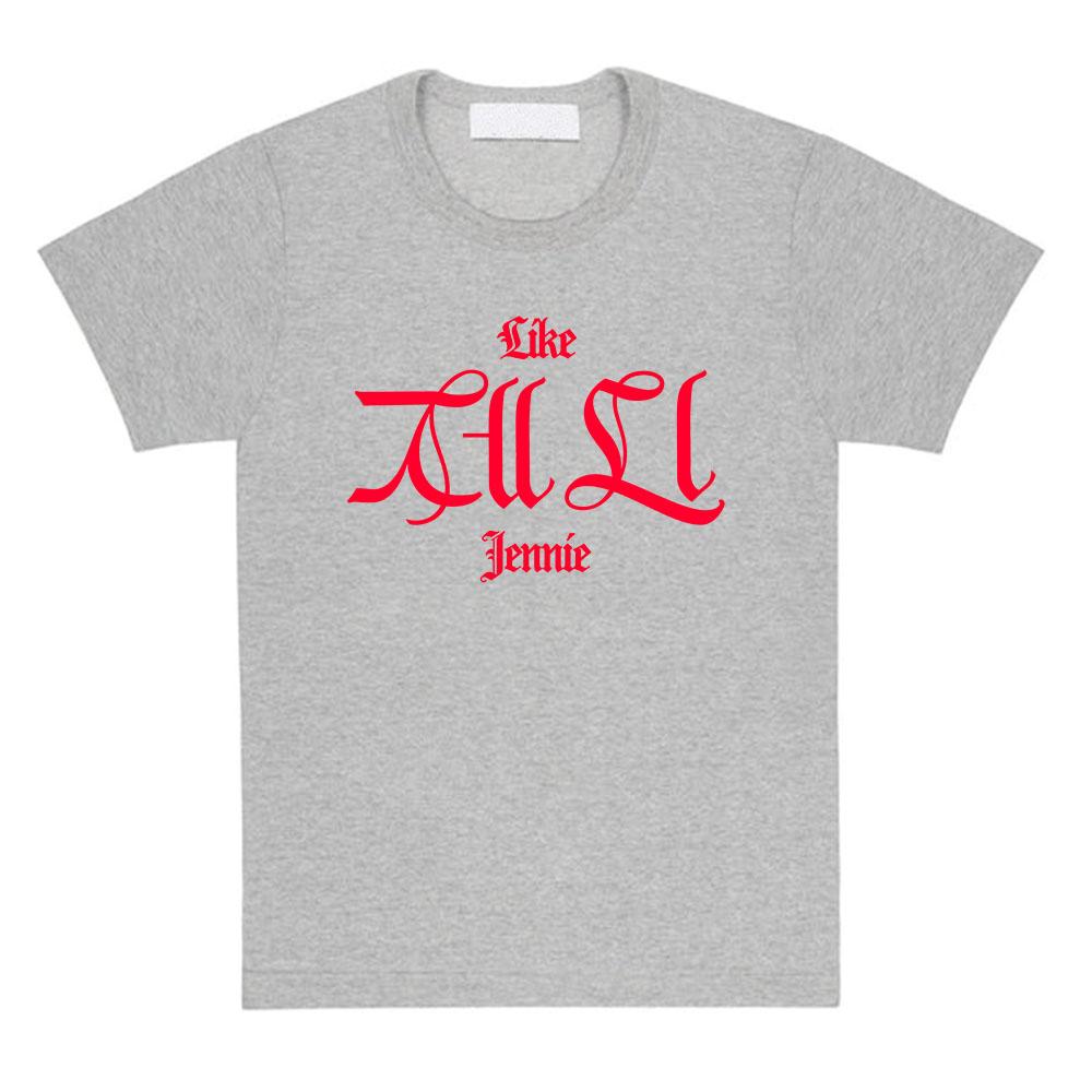 

Y2K Como JENNIE Único 2025 Camiseta Jennie Ruby Álbum Impressão Camisetas Cantor Coreano Moda Feminina Camiseta De Algodão Unisexga 2XL