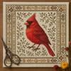 Stamped Cross Stitch Kits with Birds Patterns DIY Handmade Sewing Craft Needlepoint Kits DIY Embroidery Kit for Adults Beginners