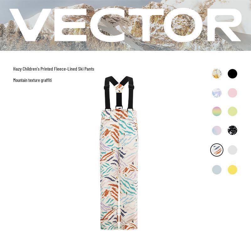 VECTOR Kids' Winter Ski Suit: Waterproof, Thickened, Cold-Proof Ski Jacket & Pants for Boys and Girls.