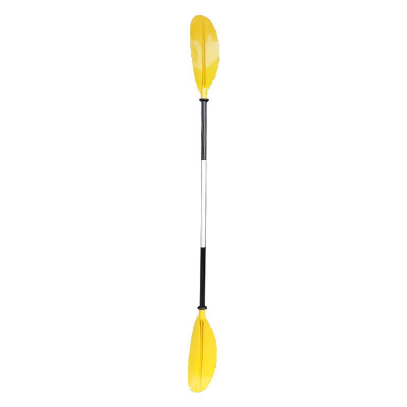 Double-Headed Aluminum Alloy Kayak Canoe Paddle with Thickened Splice Design 220CM жёлтый