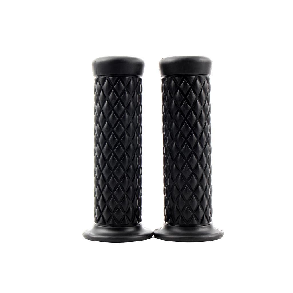 Universal Retro Motorbike Rubber Handle Grips Scooter Accessories For Harley Cafe Racer Yamaha Motorcycle Pit Bike Grip