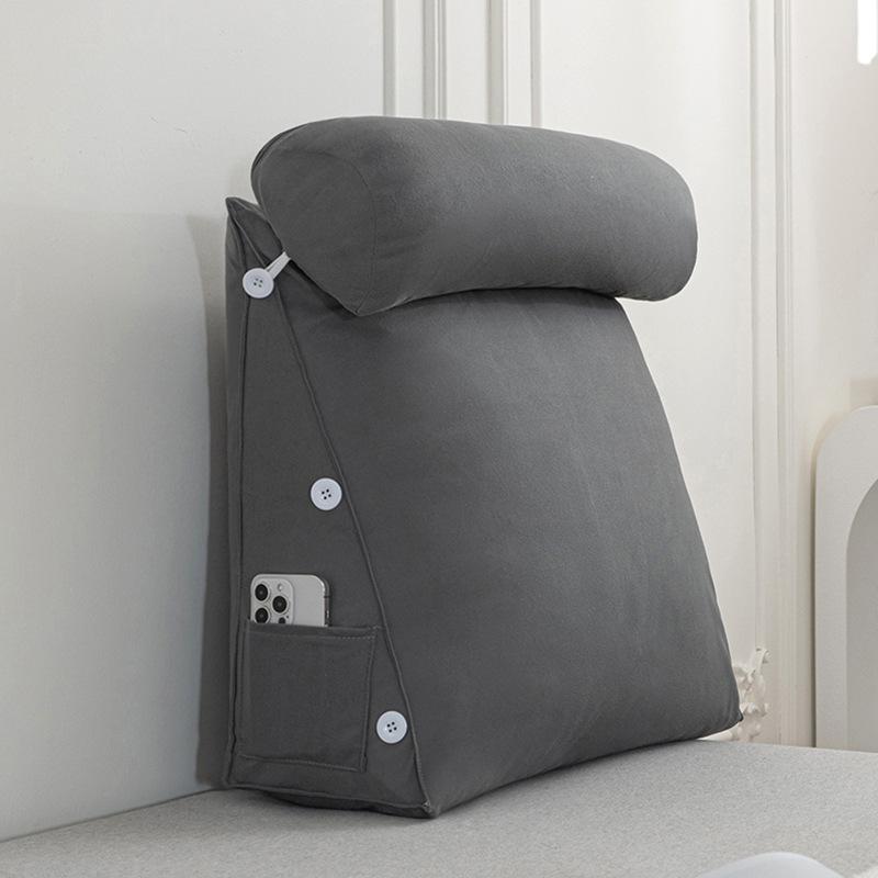 Bedhead Multifunctional Waist Protection Backrest Cushion Living Room Sofa Triangular Backrest That Can Be Disassembled Washed