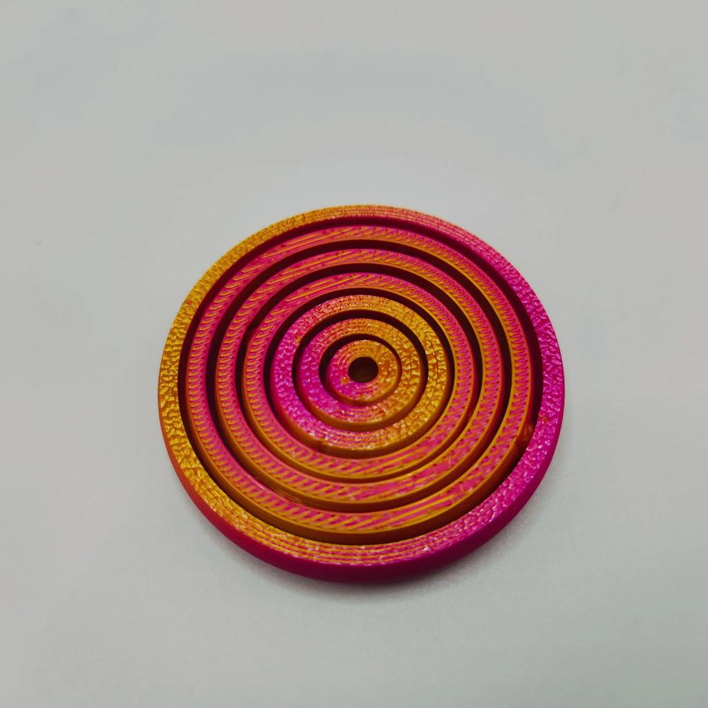 3D Printed Rotating Ball Toy O-Shaped Universal Fingertip Gyroscope Gravity Rotation Anxiety Relief Decompression Cool Toy