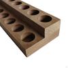 14 Holes Essential Oil Display Wooden Stand Rack Perfume Nail Polish Storage Tray Organizer