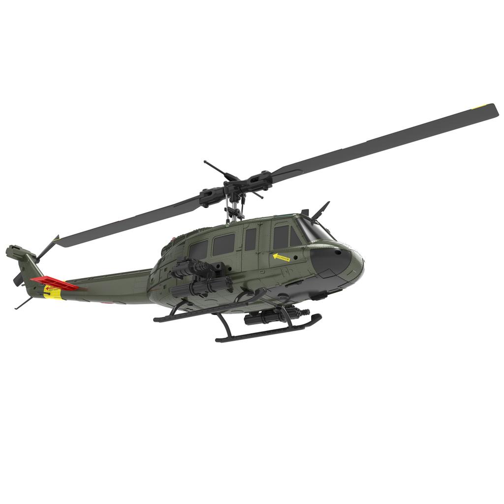 2.4G 6CH RC Helikoptéra, Hračky Armádní Letadlo, Jedno-vrtulová Bezkřidélková Helikoptéra na Dálkové Ovládání,