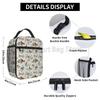 Vintage Tree Cardinal Insulated Lunch Bag Reusable Waterproof Cooler Thermal Bento Tote for Women Boys Girls Work School Picnic