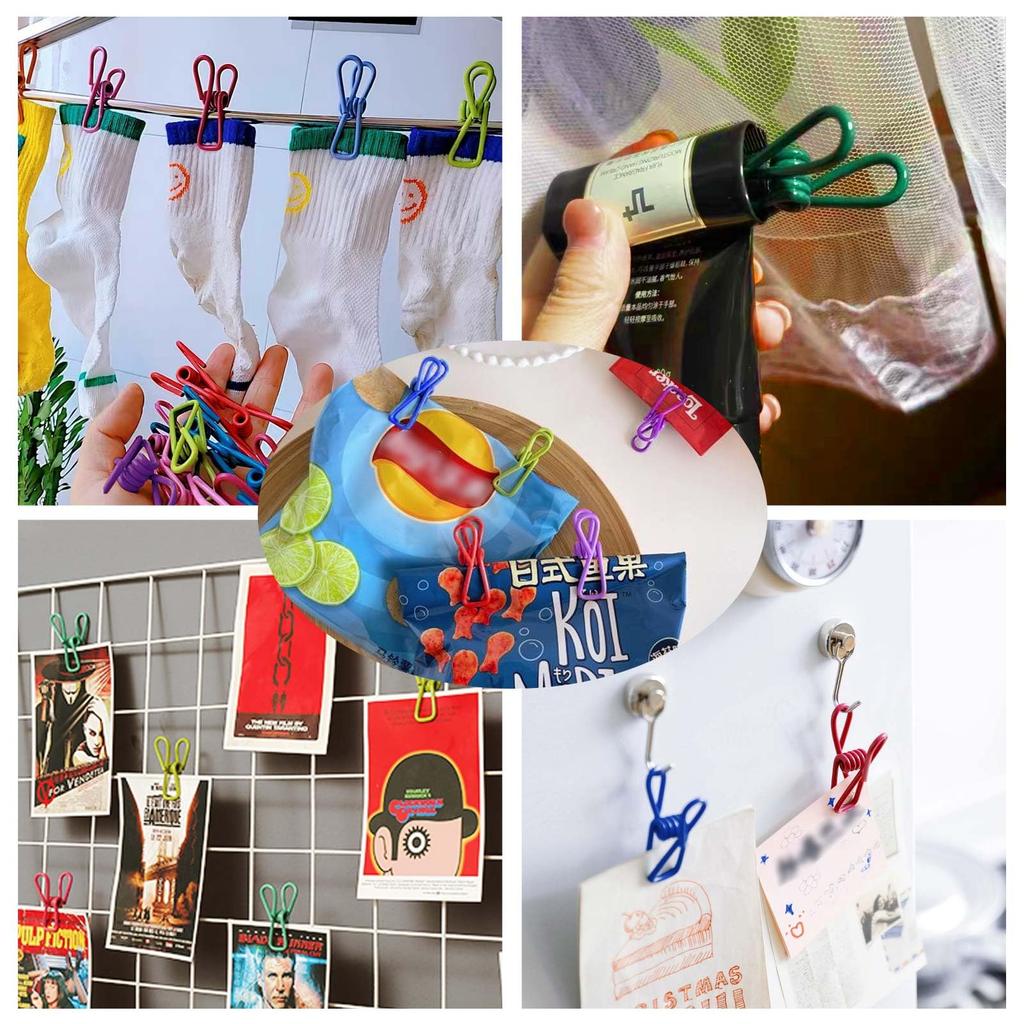 10/20pcs Portable Sealing Clips, Packaging Snack Seal Bag Clips, Food Clips, Organize Storage Clips, Various Sealing Tool Clips
