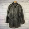 COLOURS by ALEXANDER JULIAN Lambskin Leather Coat Outer Jacket Men's LL Brown Thinsulate Lined