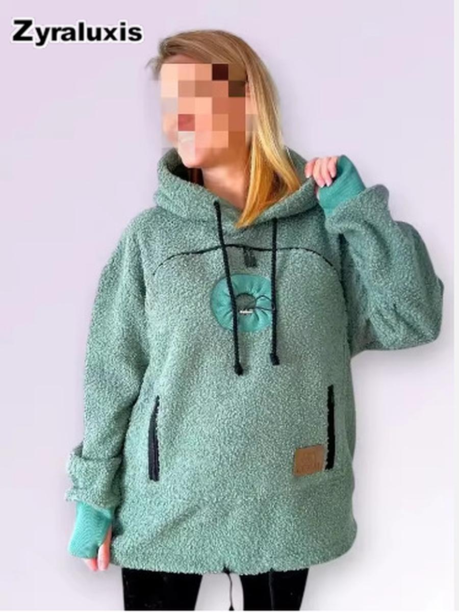 Rudens/Ziemas Unisex vilnas džemperis ar kapuci