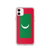 Phone Case – Maldives Flag – Compatible iPhone 11 – Soft Case – Resistant and Shockproof - Silicone - Pixelforma