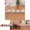 Delizioso Treno di Legno Decorazione Natalizia Regalo Ideale per le Feste per Bambini e Scuole
