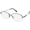 Electronic Hodogayadenshihanbai Stylish Reading Glasses with Blue Light Copper Alloy Stainless Steel Shape Memory AR Coated Lenses [Hodogaya Sales]