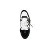 OFF WHITE Out Of Office Leather Low Top Skateboard Shoes Men's Black White OMIA189C99LEA0070110
