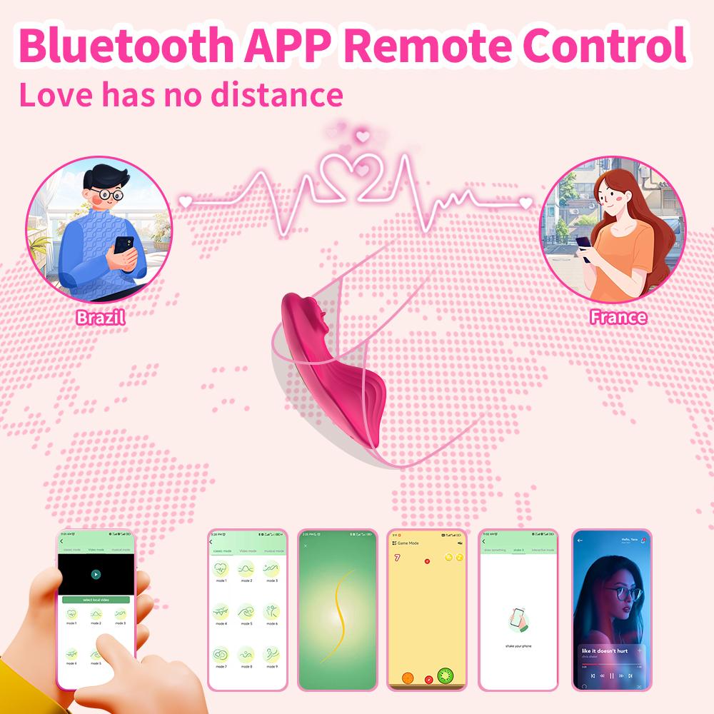 Wearable Bluetooth APP Vibrator for Women Wireless Remote Control Vibrating Egg Clitoris Stimulator Female Sex Toys for Couples