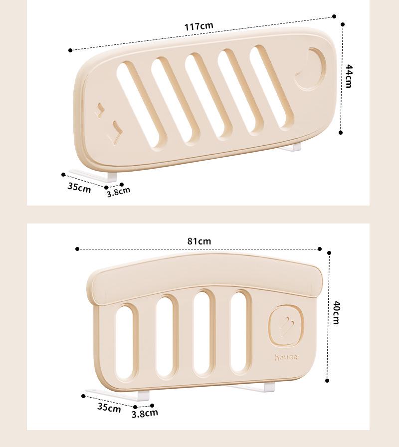 Adjustable Infant Bedside Safety Rail - Anti-Fall Heightened Baby Guard Fence