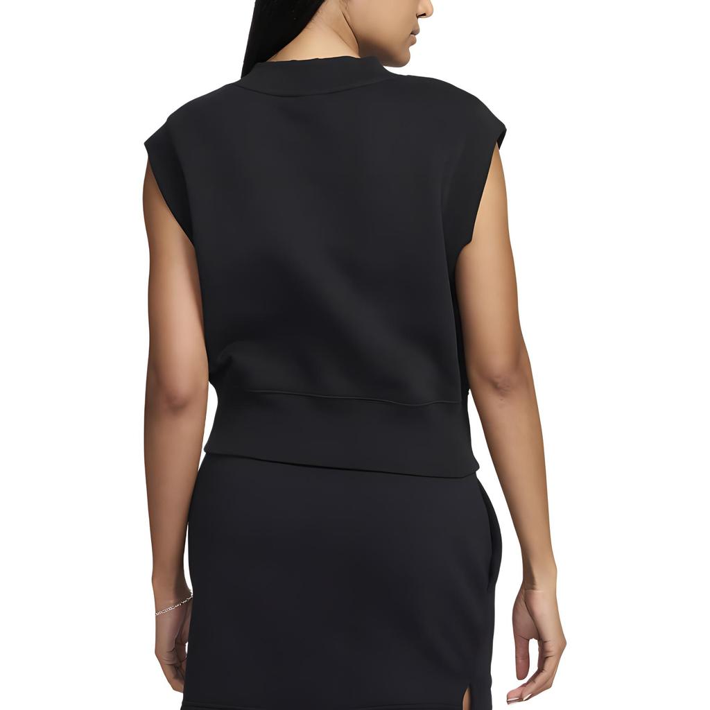 Nike Sportswear Phoenix Fleece Comfortable Soft Loose Sleeveless T-Shirt Women Tops Black FV6317-010