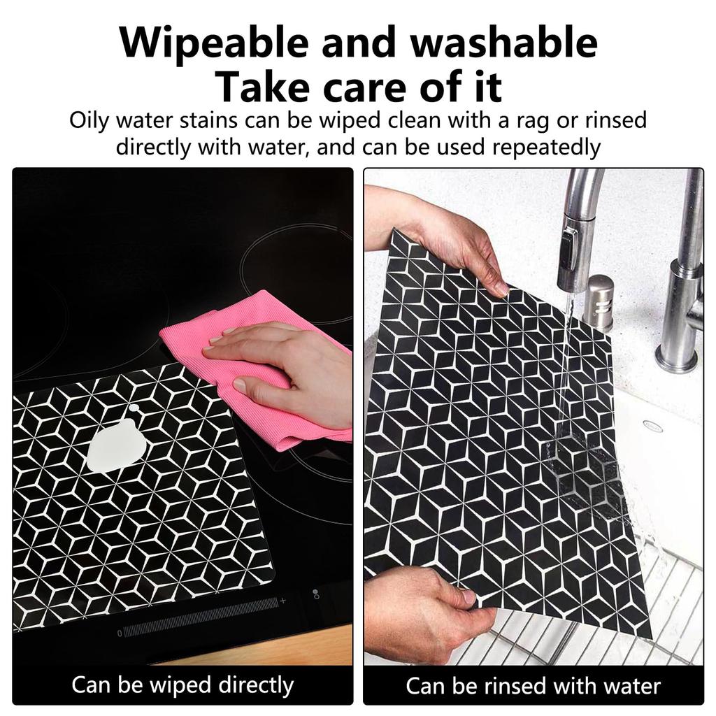 Tapis Protecteur de Plaque à Induction Silicone Tapis de Protection pour Plaque à Induction Réutilisable Protecteur Anti-Rayures pour Plaque de Cuisson à Induction