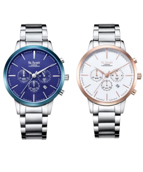[ST.SCOTT LONDON] Мужские металлические часы-хронограф ST.SCOTT LONDON ST7101M ST7101-RSS