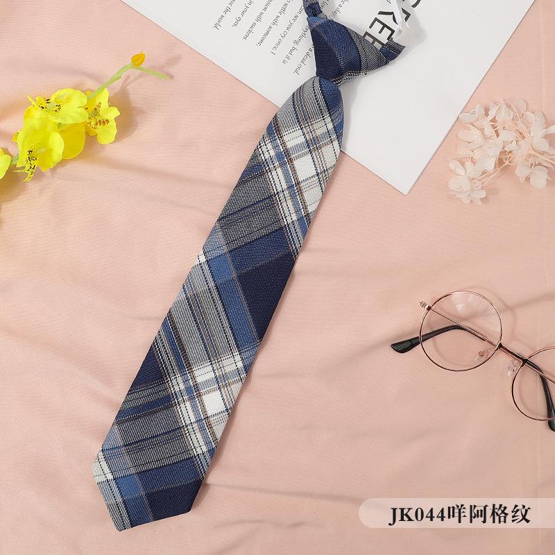 Japanese Plaid Black Bow Tie Collar Rope Women'S Necktie College Wind Streamer Jk Bow Shirt Ins Sailor Suit