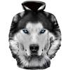 Modischer Kinder Hoodie Tiergrafiken Langarm Fuchs 3D Druck Junge Mädchen Sweatshirt Streetwear Locker Kinderkleidung Oberteil
