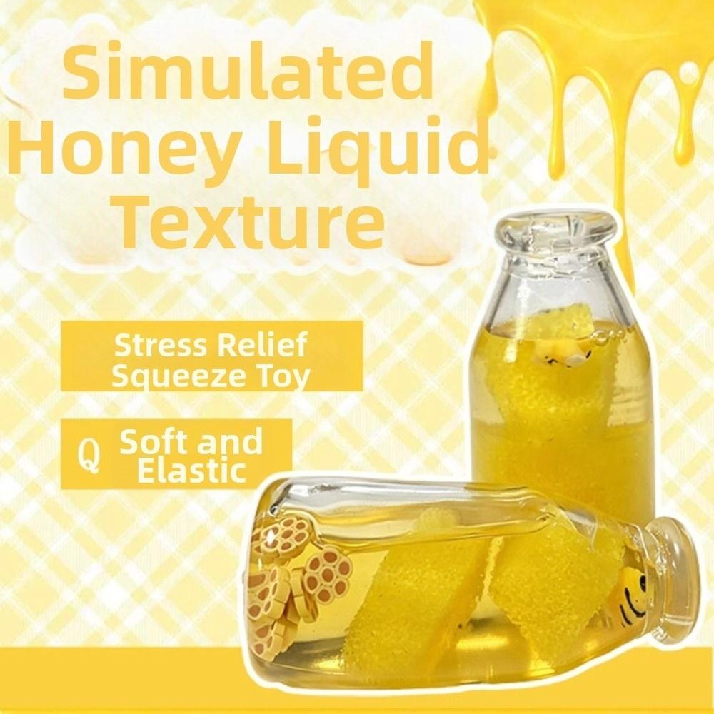 Kneading Honey Bottle Squeeze Toys Anxiety Relief Maltose Fidget Toy Children's Gifts