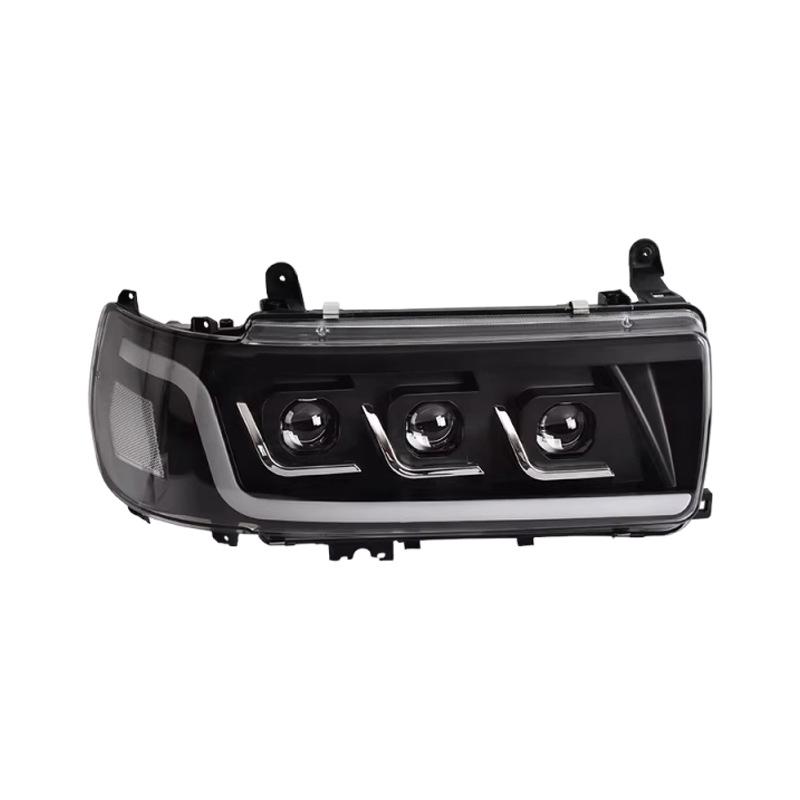 LED Headlight Assembly with Flowing Turn Signals for 90-02 Toyota Land Cruiser LC80