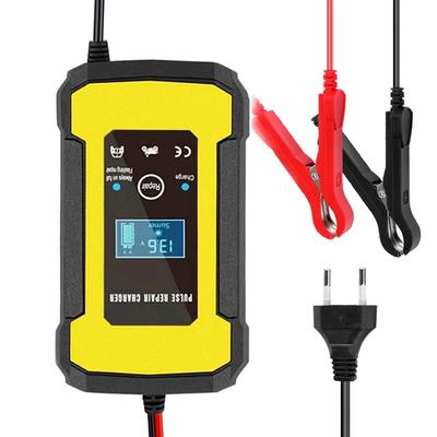 Full Automatic Car Battery Charger 110V To 220V To 12V 6A Intelligent Fast Power Charging Wet Dry Lead Acid Digital LCD Display