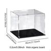 Acrylic Display Case Action Figure Crafts Collection Stand Showcase for Dolls