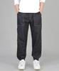 Seinteukeulu Two-Layer Wide Cargo Jogger Pants W2-308J Natural Indigo