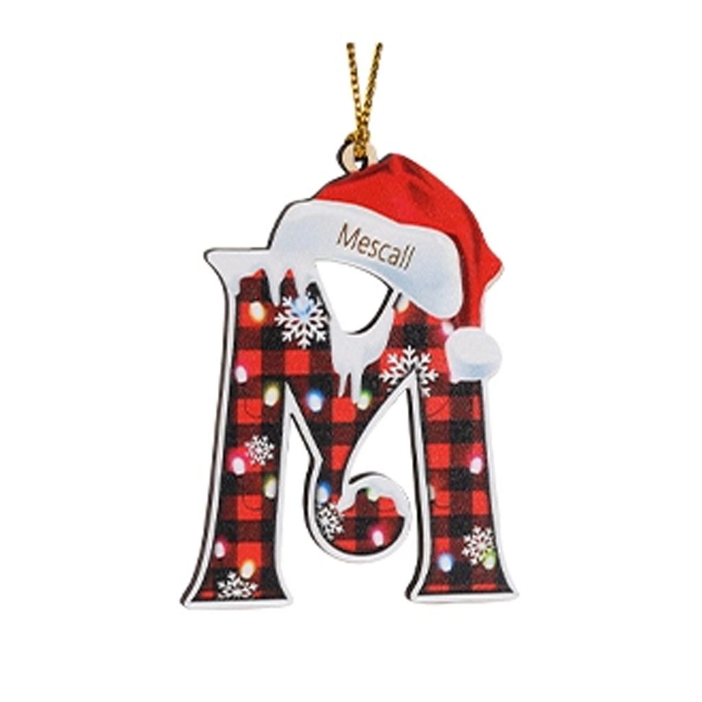 2D Vánoční Dekorační Přívěsek Vánoční Stromek Štítek Tématická Párty Řemesla Ozdoba