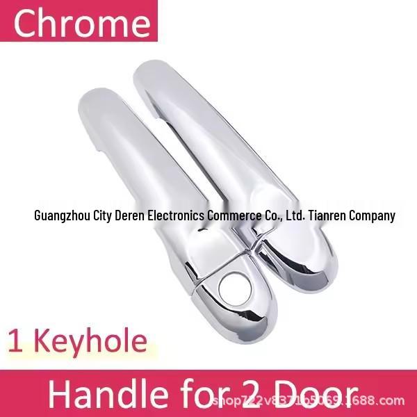 Fits 11-19 Nissan JUKE F15 & Infiniti Esq Chrome Door Handle Trim Sticker