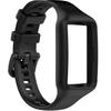 Silicone Strap with Case for Huawei Band 6, Black