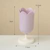 1pcs Tulip Pen Container Pen Storage Decoration Makeup Brush Storage Bucket Retro Flower Photography Prop Pen Holder Gifts