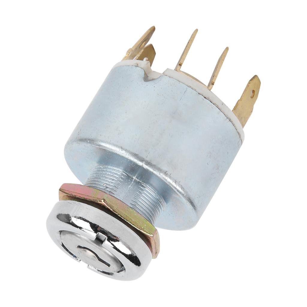 12V Ignition Lock Cylinder Control Switch with 2 Keys Universal Fit for Lucas SPB501 4 Position