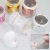 Nail Art Stamper Clear Silicone Stamping Jelly with Scraper for DIY Nail Decor Transparent Visible Body No Misplacement