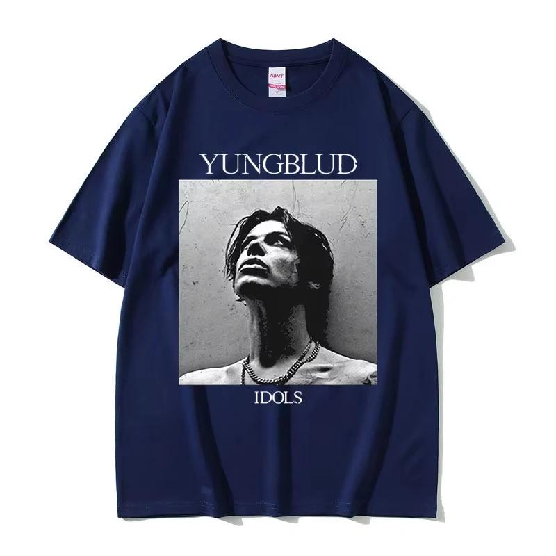 Rocker Yungblud IDOLS Album Tour 2025 T-shirt Men's Women Hip Hop Rock Summer Short Sleeve T Shirts Casual Vintage T-shirts