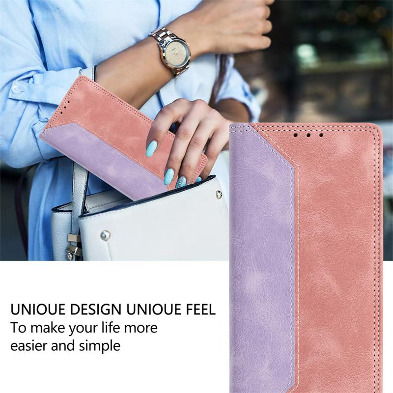 Magnetic Flip Leather Phone Case For Samsung Galaxy A17 5G A37 A57 A56 A36 A26 A16 A55 A35 A25 A15 A54 A34 A24 A14 A53 A33 A13 A52 Wallet Card Cover