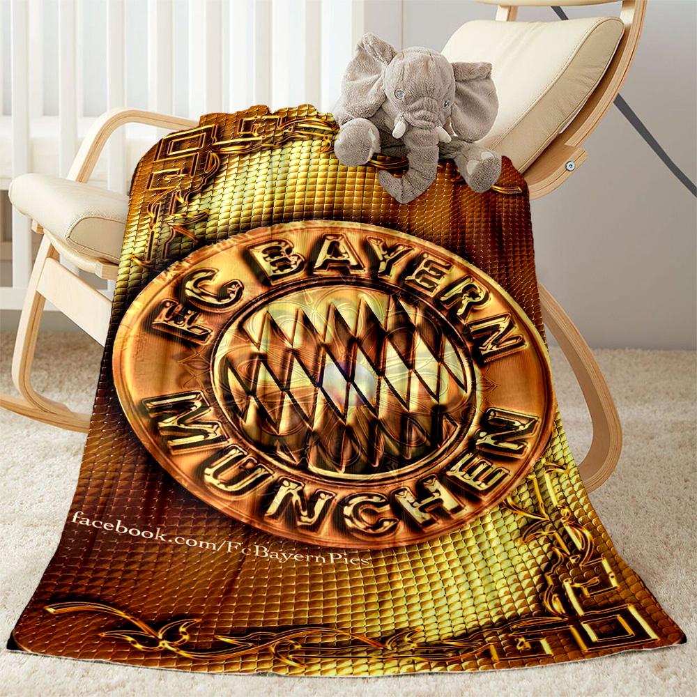 Bayern Munich Blanket Soft & Cozy Suitable for Office Chair Sofa Bedding for All Seasons Stylish Decor Perfect Gift for Relatives and Friends
