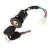 Cylinder Lock Ignition Switch for Scooter ATV with Key Starter Accessory