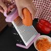 Ralador de Legumes Base Antiderrapante Cabo Ergonômico com Anel de Borracha Antiderrapante Ralador de Batata Queijo de Quatro Lados Cortador de Legumes para Restaurante