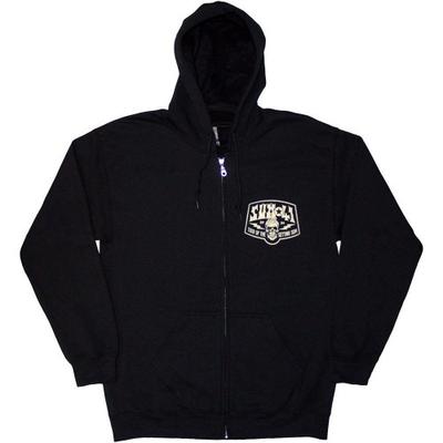 Sum 41 Unisex Adult Tour Â´24 Pocket Logo Back Print Full Zip Hoodie