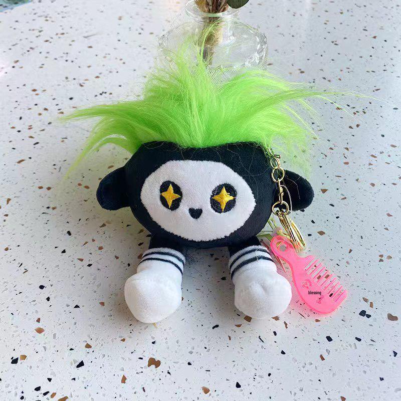 

Популярный плюшевый брелок-подвеска для вечеринки с яйцами - Стиль Douyin Xiaohongshu, кукла в подарок на день рождения 11cm чёрный