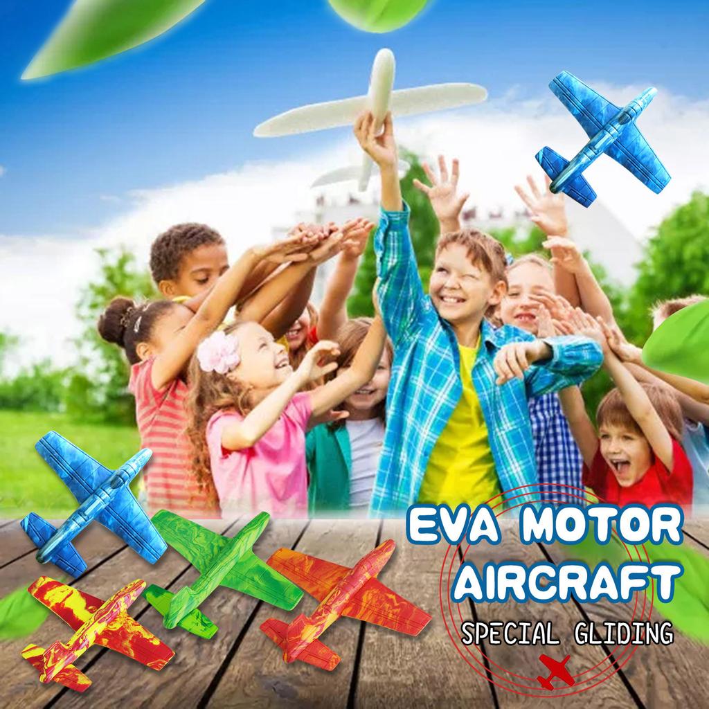 Foam Throwing Plane Gliding Throwing Maneuvering Plane Parent-Child Outdoor Toys