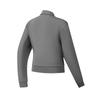FILA Fitness Series Simple Fashion Classic Sports Training Casual Comfortable Versatile Loose Short Knit Jacket Women jackets Gray A11W611505FDY